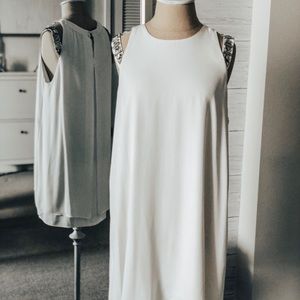 BCBG white dress